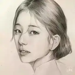 素描头像从构图到层次完美逆袭,宋仲基欧巴就在其中