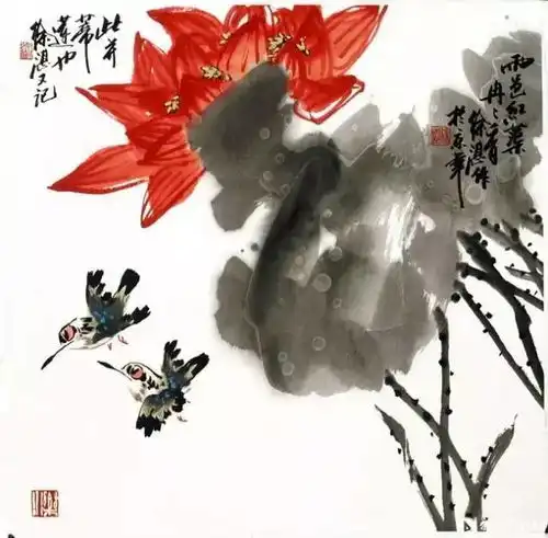 这写意花鸟,雅俗共赏