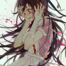 求二次元病娇黑化血腥图