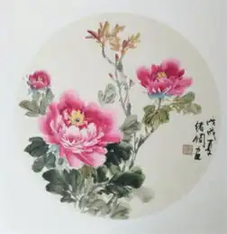 画家李绪倜艺压群芳牡丹香来在乡野更倾城