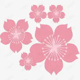 桃花手绘桃花矢量素材图片免费下载高清psd千库网图片编号10075613