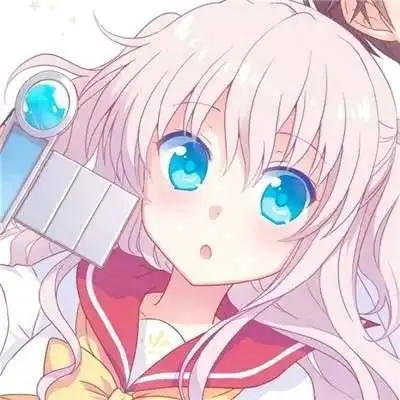 粉色系动漫情侣头像甜甜的超萌版情侣头像一对