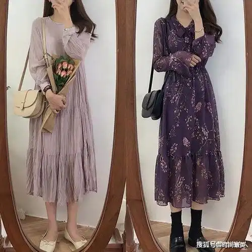 不要穿俗气的连衣裙了,春天换上轻盈美丽的小裙子,百搭又温柔