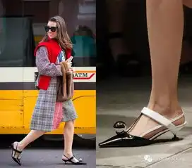 高跟鞋扔一边,春天换上轻盈的小猫跟吧