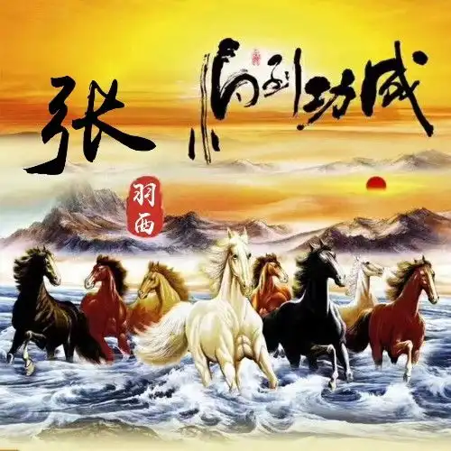 微信头像姓氏头像,马到成功火马奔腾,有你喜欢的吗