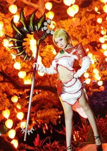 威武霸气剑灵美女cos龙族女力士图赏