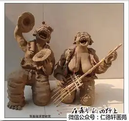 张振福泥塑色色的泥塑浓浓的情