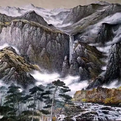 展讯北国圣境大美长白北派山水长白山作品展