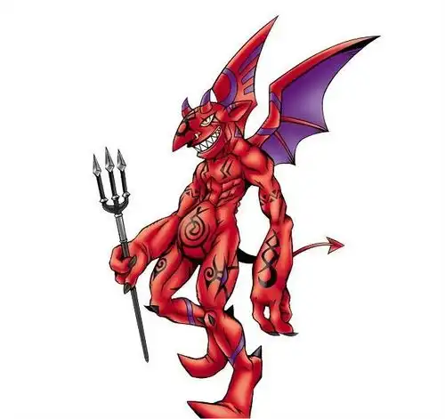 数码宝贝小恶魔兽少见的进化链,究极体是堕落天使