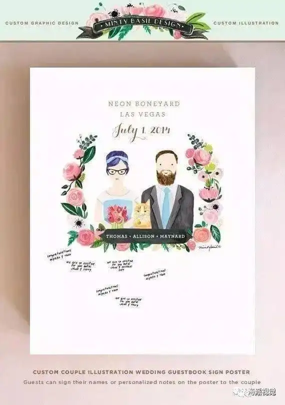 如何用两人名字做出高逼格的婚礼logo