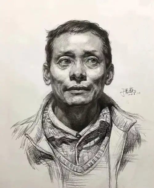 如何画好素描头像脸上的塑造素描人物头像的绘画技巧和步骤