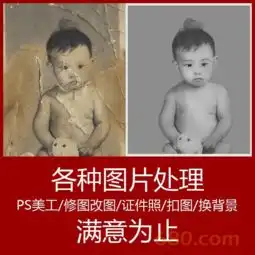 照片图片处理修改换头换脸换背景各种图片处理满意为止