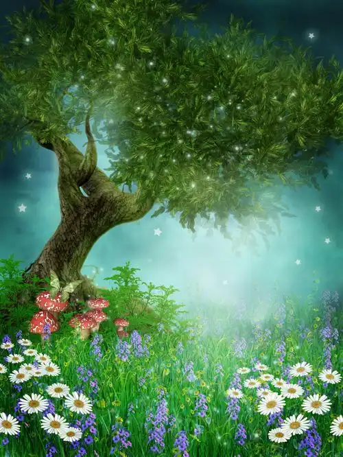 美丽的大自然鲜花美景图片稍等