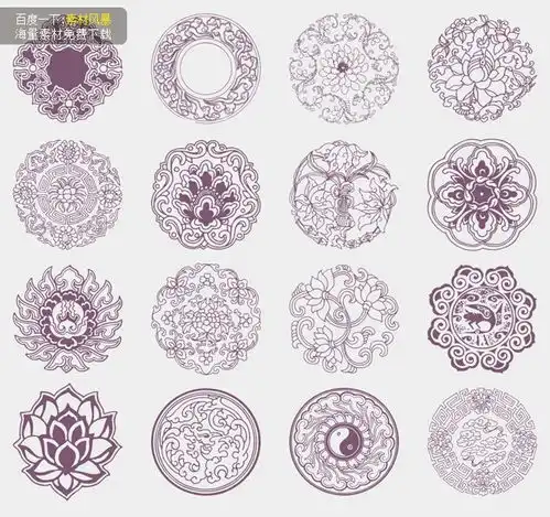 古典花纹图案圆形古典花纹圆形花纹古典花纹下载矢量古矢量素材httpwww.sucaifengbao.comvectorhuawen矢量素材免费下载