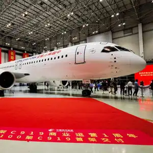 东航接收第六架c919客机