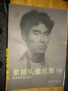 素描系列丛书美术教学示范作品素描头像范图10