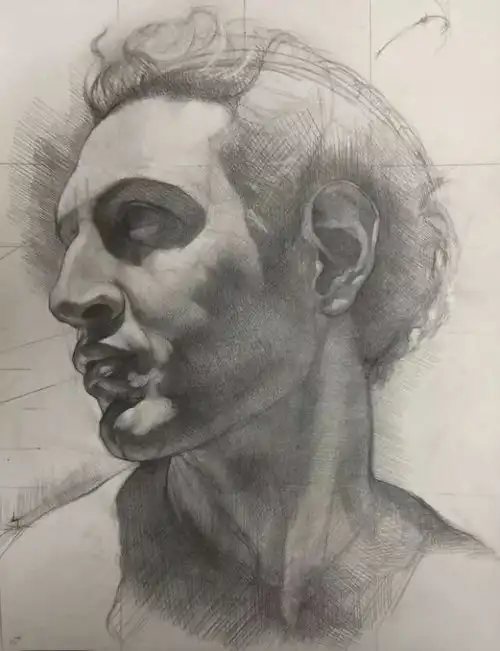 论素描结构功底,我只服列宾美院的素描,张张震撼人心