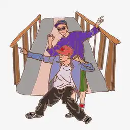 嘻哈青年卡通嘻哈青年快乐积极向上的潮流图片素材其他格式下载动漫人物大全