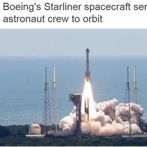 几经波折波音星际客机终于将宇航员送入太空