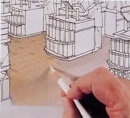 外国画素描用的都是吗是把铅笔炭笔马克笔混着用吗