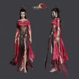 游戏女神一张图片一个游戏美女,代表一款游戏