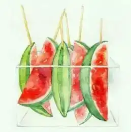 夏至时节讲究多,吃瓜十分不容易