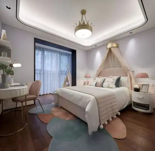 128㎡现代轻奢,华丽优雅,浪漫温馨