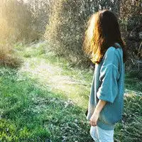 女生上半身无脸头像森系清新女头低调是高调的闷骚
