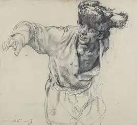列宾尼古拉布洛欣大师作品,看了这些你的素描速写一定有所感悟