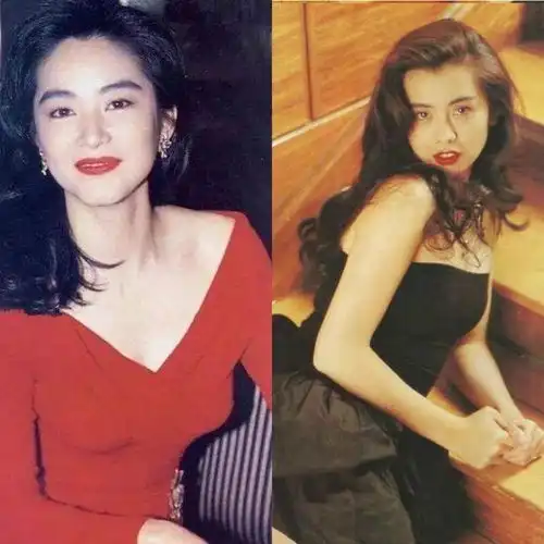 baby穿土褐色连衣裙云看秀,车厘子红唇妆,演绎港风复古风情