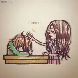 漫画版情侣可爱简单图片我能看穿你眼底的不快乐