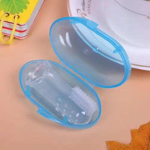 婴儿指套硅胶牙刷03岁婴幼儿乳牙训练软毛牙刷舌苔口腔清洁齿刷