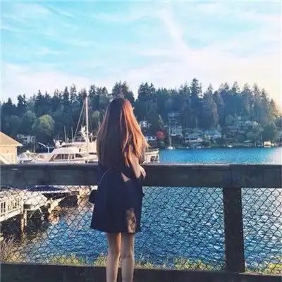 唯美背影头像女生长发好看头像女背影或侧