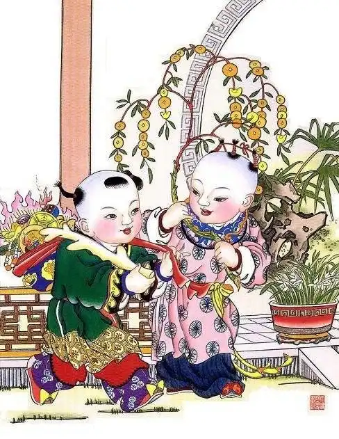 解读年画木版年画邮票系列,祝您新年吉祥