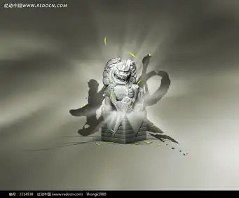 闪光中蹲着的石狮psd素材免费下载编号2214938红动网
