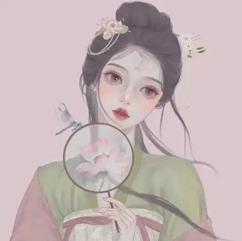 古风精美手绘头像做一个素净的人,远离那些混乱和嚣张