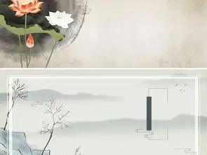 水墨山水荷花梅花小船古风banner背景图片设计素材高清模板下载2.64mb古典中国风大全