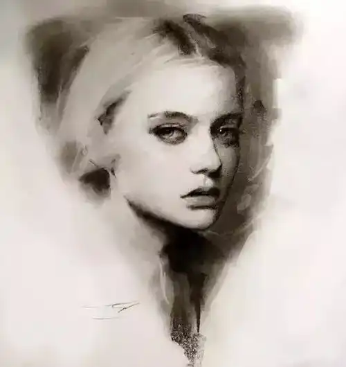 素描油画作品出神入化
