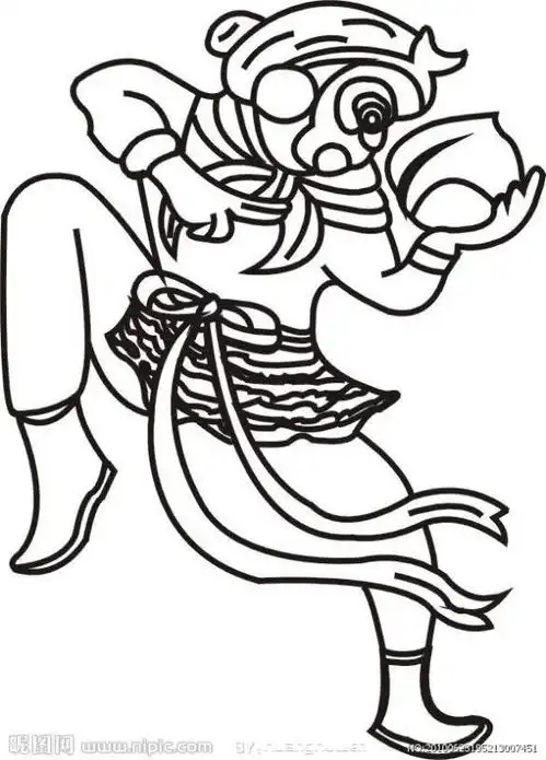孙悟空的简笔画怎么画