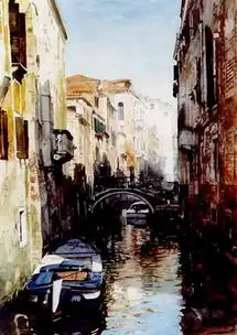 波兰pauldmoch的建筑水彩画作品欣赏