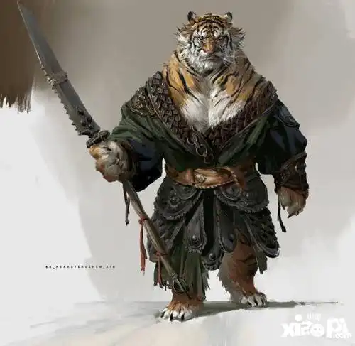 黑神话杨奇新一批角色原画大赏虎先锋超霸气