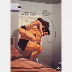 他把和妻子的私密日常画成漫画,甜哭吃瓜群众