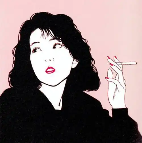 这个60岁老大叔画的插画,不少人用它做过头像