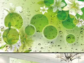 唯美水珠兰花浪漫背景墙图片设计素材高清psd模板下载215.27mb3d电视背景墙大全