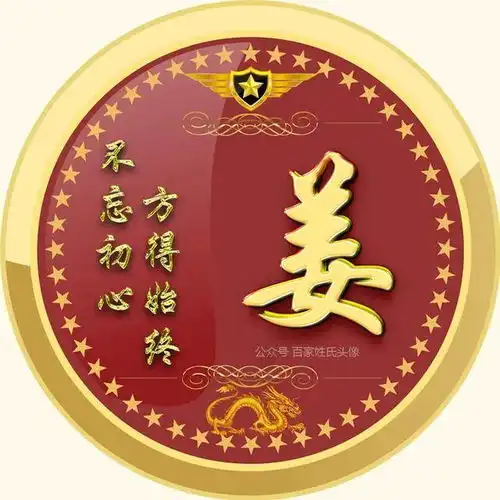 2021爱国正能量姓氏头像,不忘初心,牢记使命