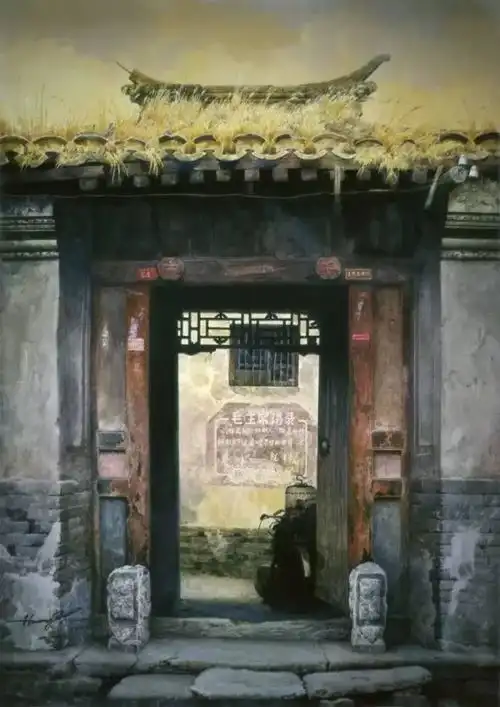 他用画笔记录下了老北京的样子