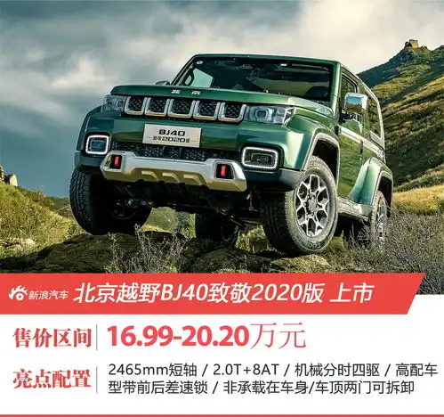 越野利器北京越野bj40致敬2020版售16.9920.20万元