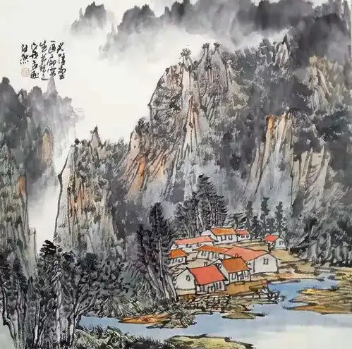 金秋燕山行北派山水师恩钊师生写生作品展本周五开幕