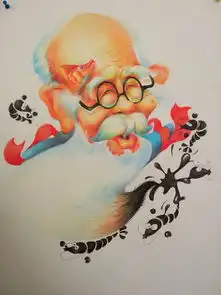 彩铅头像练习