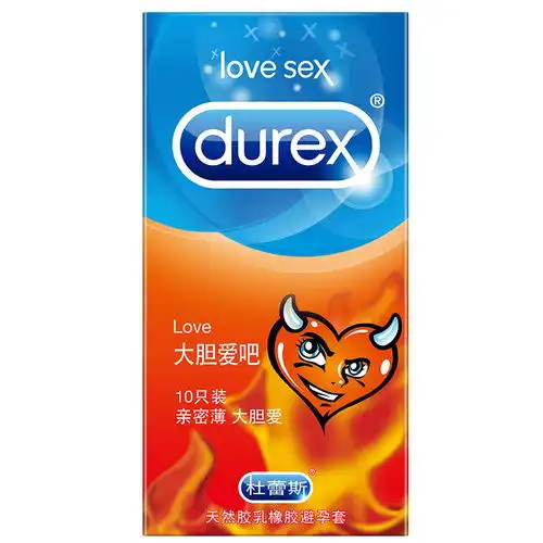 杜蕾斯安全套成人情趣性用品避孕套规格大胆爱吧10只装